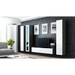 Cama Стъклен корпус VIGO ’180’ 180/40/30 сиво/бял гланц