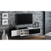 Cama ТВ шкаф SIGMA1 180 бял/черен гланц