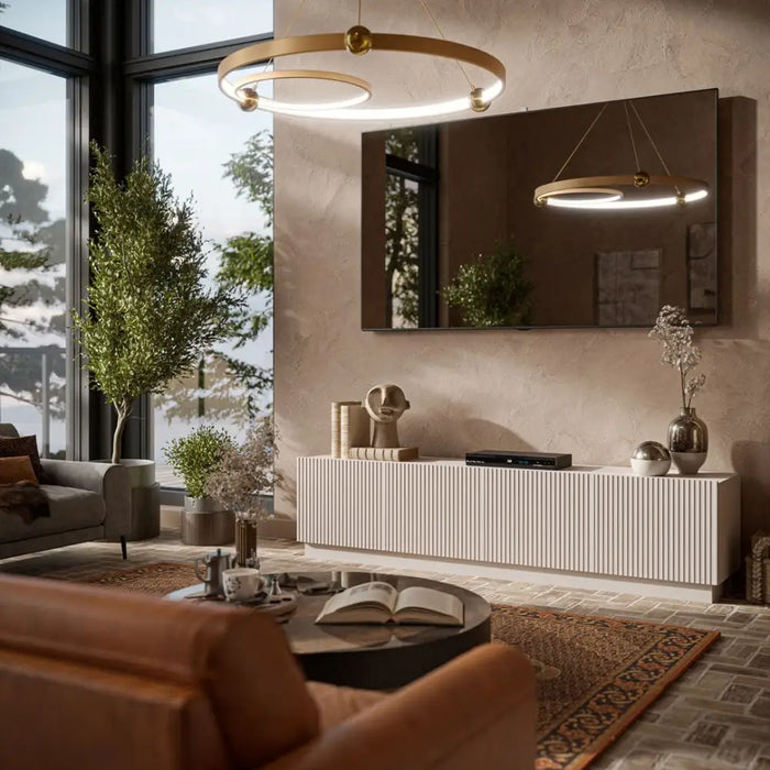 Cama ТВ шкаф LIVERTI 200x42x48 кашмир