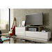 Cama ТВ шкаф SIGMA 3 180 бяло/бял гланц + дъб сонома