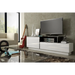 Cama ТВ шкаф SIGMA 3 180 бял/бял гланц + черен