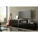 Cama ТВ шкаф SIGMA 3 180 черен/черен гланц + biały