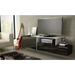 Cama ТВ шкаф SIGMA 3 180 черен/черен гланц + biały