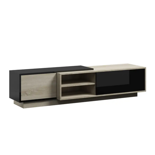 Cama ТВ шкаф SIGMA1 180 дъб сонома/черен гланц