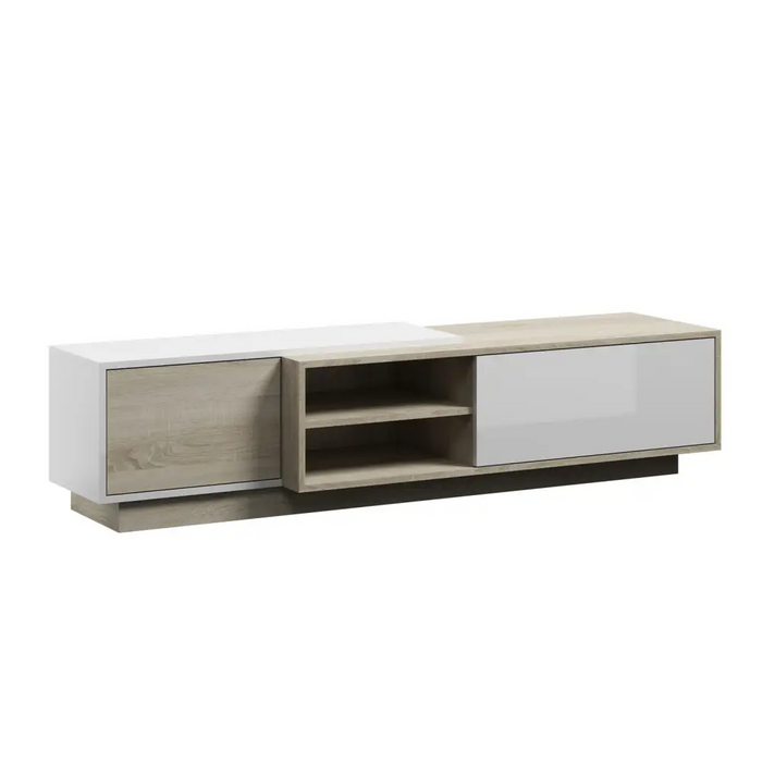 Cama ТВ шкаф SIGMA1 180 дъб сонома/бял гланц