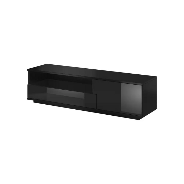 Cama ТВ шкаф МУЗА 138/40/41 черен/черен гланц