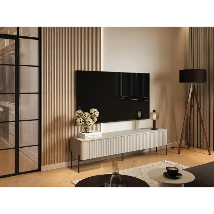 Cama VERA ТВ шкаф 190x40x50 кашмир мат