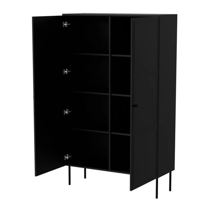 Cama Витрина PALAZZO BIS 100x39x166 черен мат
