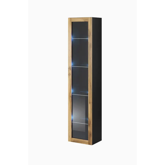 Cama витрина VIGO ’180’ 180/40/30 черно/вотан дъб