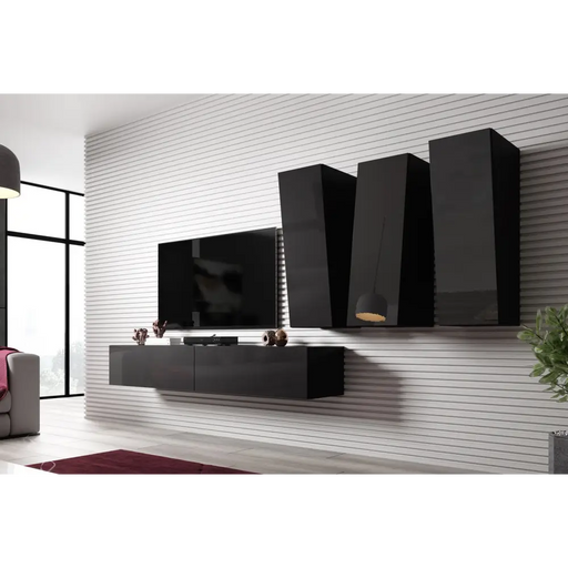 Cama Холна гарнитура VIGO SLANT 1 черен/черен гланц