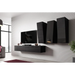 Cama Холна гарнитура VIGO SLANT 1 черен/черен гланц
