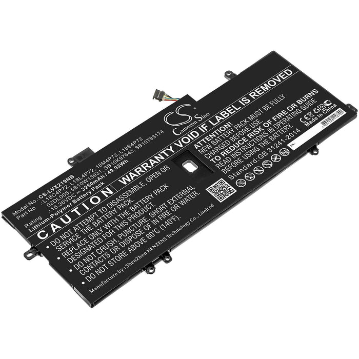 Батерия за лаптоп LENOVO ThinkPad X1 Carbon 2019, L18C4P72 LiPo 15.36V 3250mAh CAMERON SINO