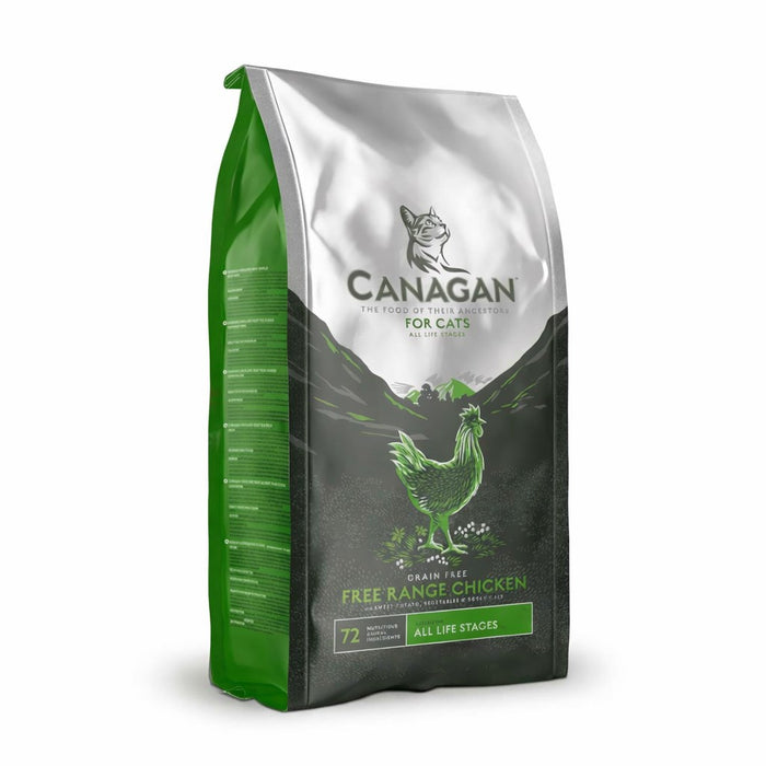 CANAGAN Free Range Chicken - суха храна за котки - 375 г