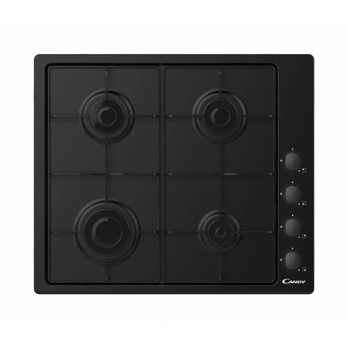 Candy CHW6LBB Черен Вграден 60 см газ 4 зони