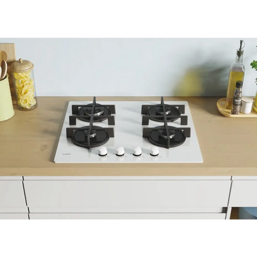 Candy CVG6WW Бял Вграден 59 см газ 4 зони