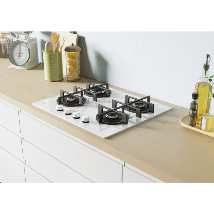 Candy CVG6WW Бял Вграден 59 см газ 4 зони