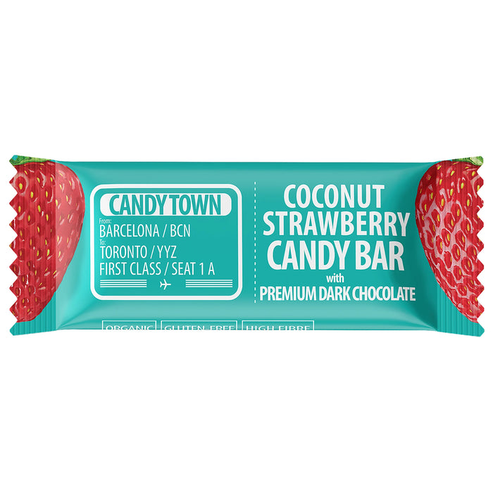 Био бар с ягода Candy Тown, 50 g