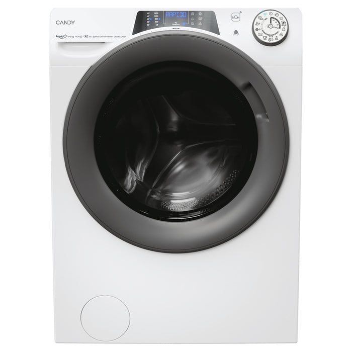 Пералня със Сушилня CANDY RPW 4856 BWR8-S 1400 об/min, ИНВЕРТОРЕН МОТОР