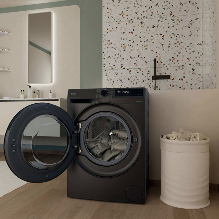 Пералня със Сушилня CANDY BWR 496 BL10G-S/ANTHR. 1400 об/min, ИНВЕРТОРЕН МОТОР