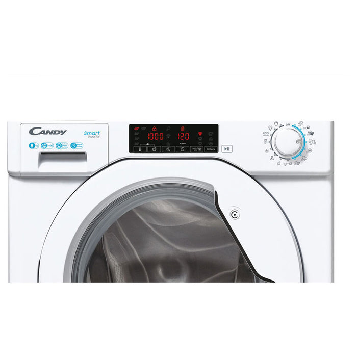 Пералня за вграждане CANDY CBW 48 TWME-S 8.0 kg, 1400 об/min, ИНВЕРТОРЕН МОТОР