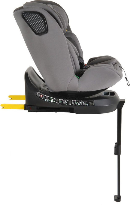 Стол за кола Cangaroo - Bravo, 360°, с IsoFix, i-Size, 40-150 cm, Dark Grey