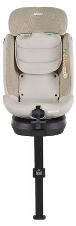 Стол за кола Cangaroo - Bravo, 360°, с IsoFix, i-Size, 40-150 cm, Vanilla Beige