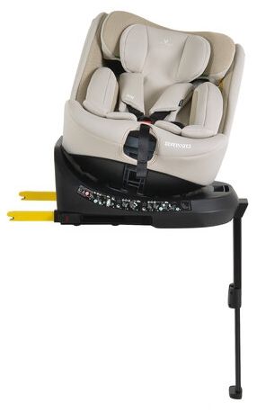 Стол за кола Cangaroo - Bravo, 360°, с IsoFix, i-Size, 40-150 cm, Vanilla Beige
