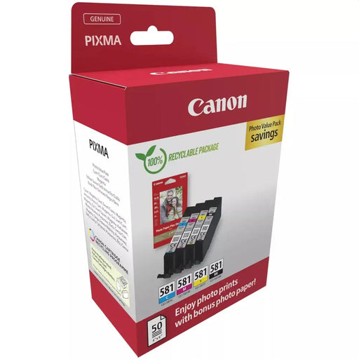 Canon CLI-581 C/M/Y/BK Photo Value Pack