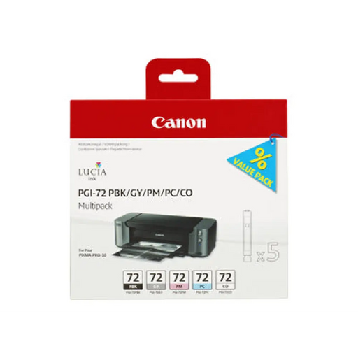 CANON PGI-72 PBK/GY/PM/PC/CO касета с мастило черна