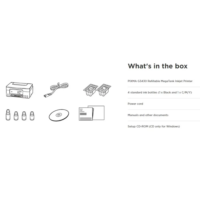 Canon PIXMA G3430 All-In-One черно + Canon GI-41 BK