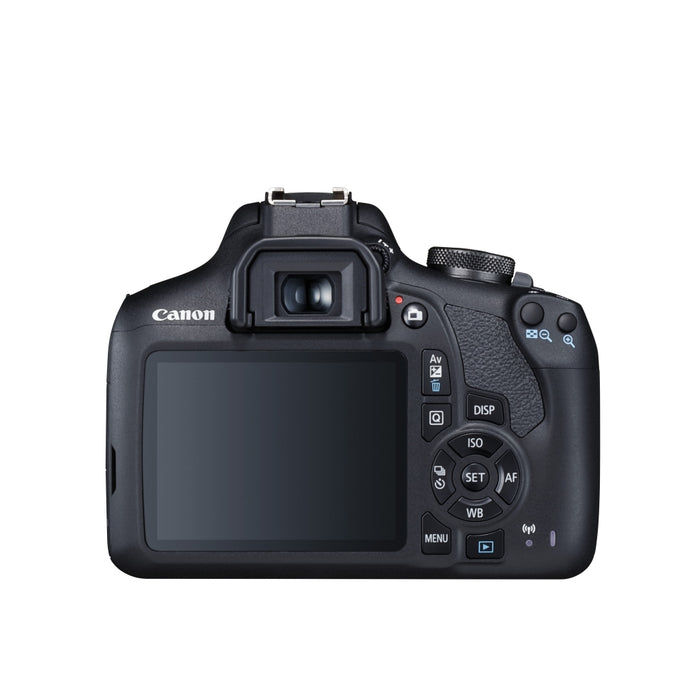 Canon EOS 2000D, black + EF-s 18-55mm f/3.5-5.6 IS II + EF 50mm f/1.8 STM