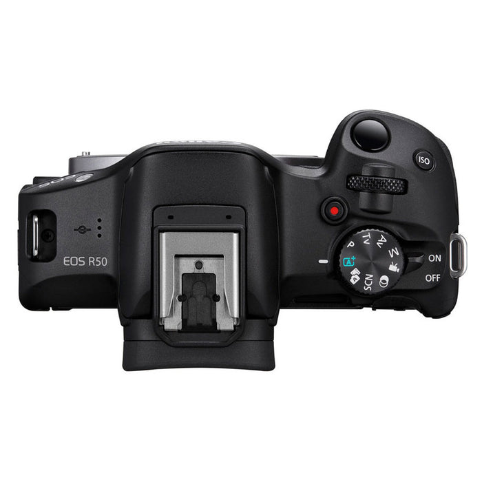 Безогледален фотоапарат CANON EOS R50 +RF-S18-45 24.2 MPx, WI-FI, MIRRORLESS