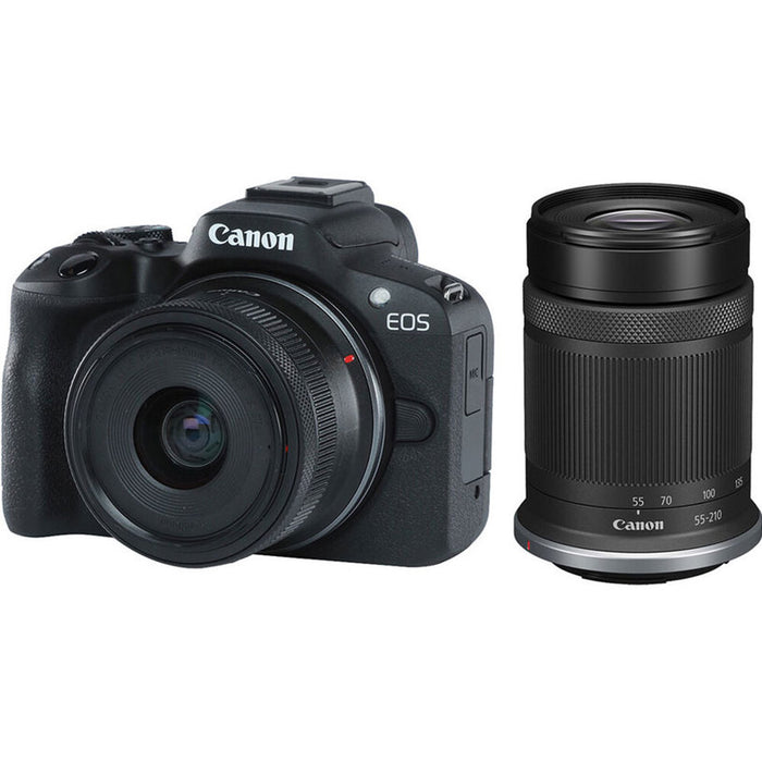 Безогледален фотоапарат CANON EOS R50 18-45+55-210 24.2 MPx, WI-FI, MIRRORLESS