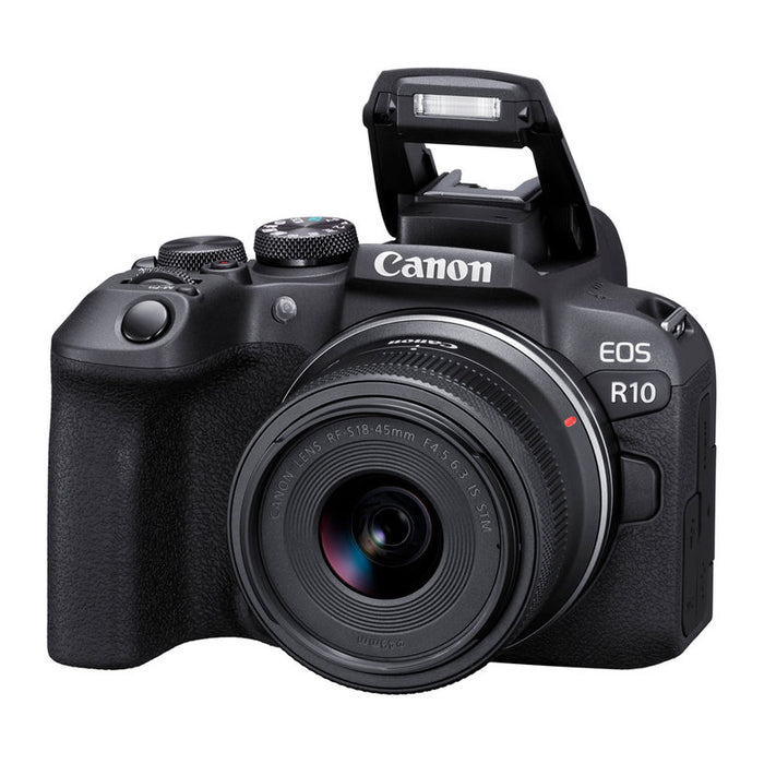 Безогледален фотоапарат CANON EOS R10+RF-S 18-45 IS STM 24.2 MPx, WI-FI, MIRRORLESS
