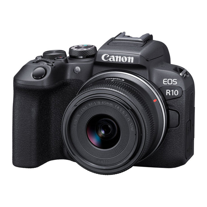 Безогледален фотоапарат CANON EOS R10+RF-S 18-45 IS STM 24.2 MPx, WI-FI, MIRRORLESS