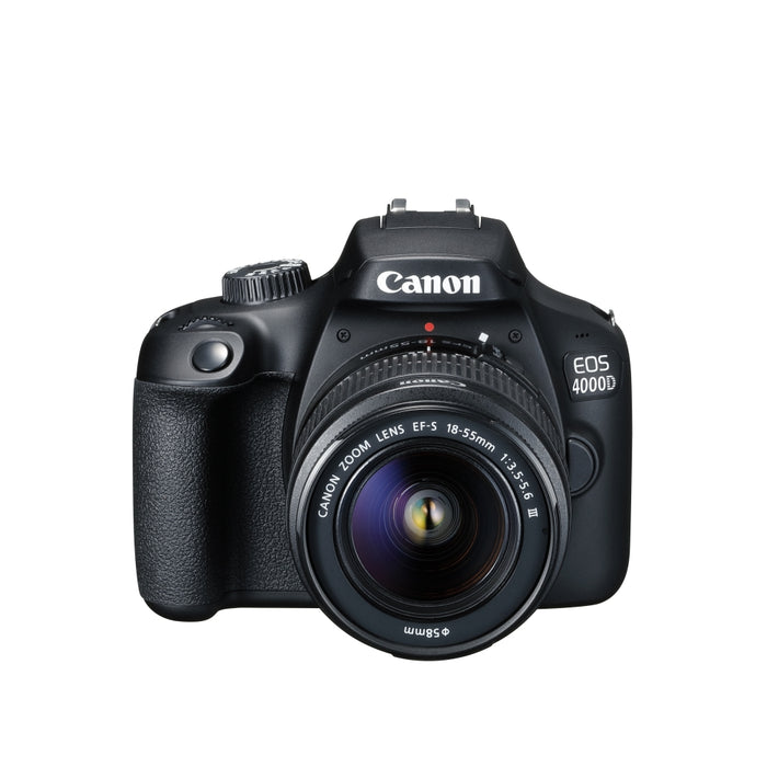 Canon EOS 4000D, черен + EF-s 18-55 mm DC III