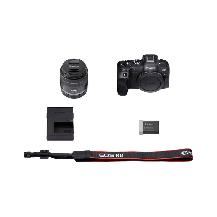 Безогледален фотоапарат CANON EOS R8+RF 24-50 IS STM 24.2 MPx, WI-FI, MIRRORLESS