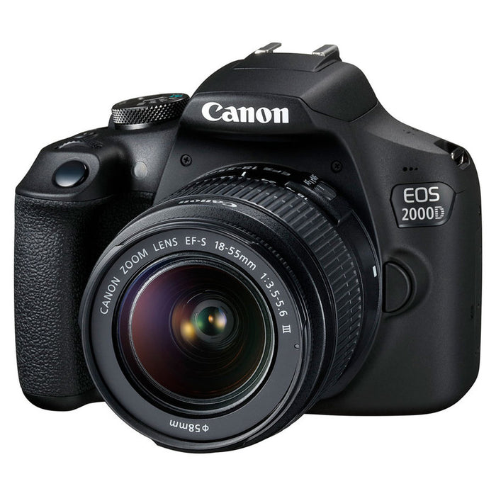 DSLR фотоапарат CANON EOS 2000D EF-S 18-55 III DC 24.1 MPx, WI-FI