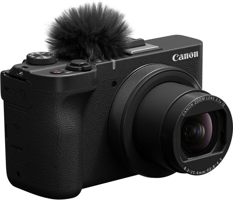 Компактен фотоапарат Canon - PowerShot V1 Premium Vlogger Kit, черен