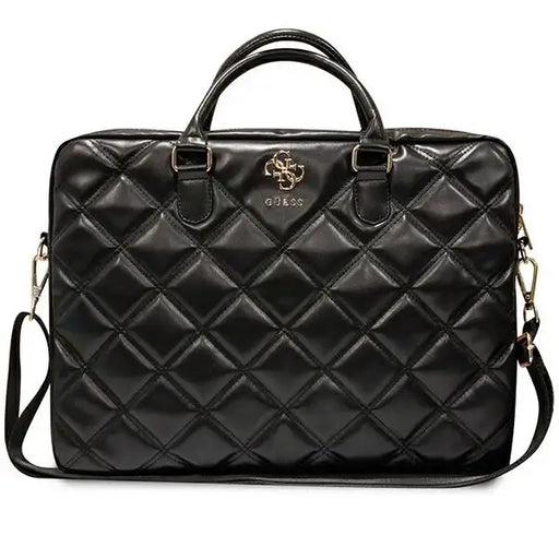 Чанта за лаптоп Guess 4G Quilted 16’ черна