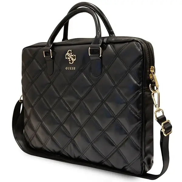 Чанта за лаптоп Guess 4G Quilted 16’ черна