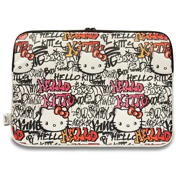 Чанта за лаптоп Hello Kitty PU Metal Logo 14’ бежова