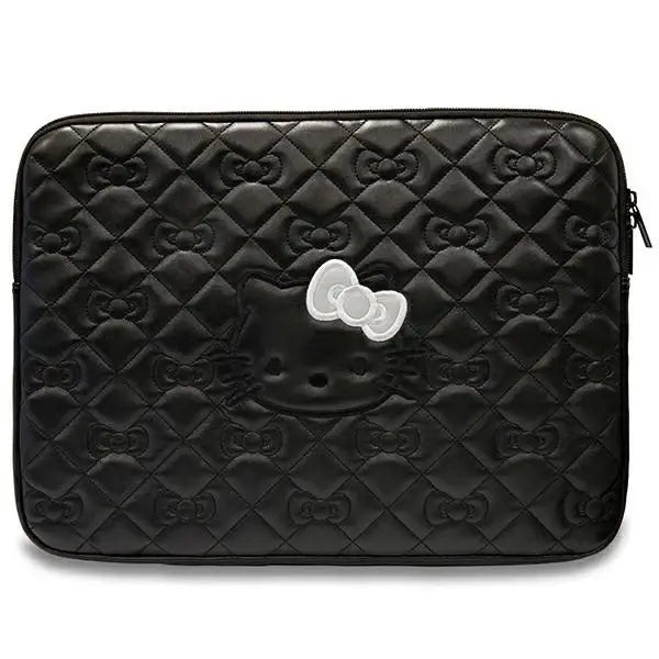 Чанта за лаптоп Hello Kitty Zip PU Quilted Bows 14’ черна