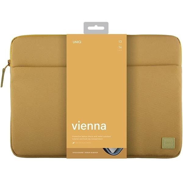 Чанта за лаптоп Uniq Vienna 14 водоустойчива жълта