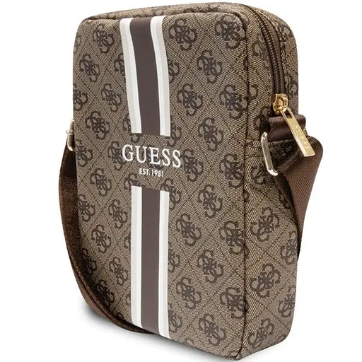 Чанта за табелт Guess 4G Stripes 8’ кафява