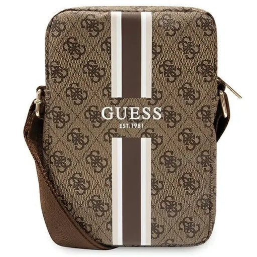 Чанта за табелт Guess 4G Stripes 8’ кафява