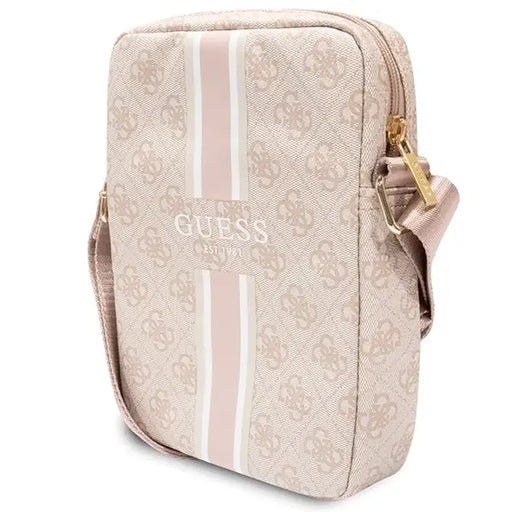 Чанта за табелт Guess 4G Stripes 8’ розова