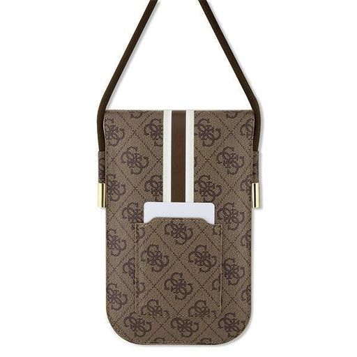 Чантичка Guess GUOWBP4RPSW кафява 4G Stripes
