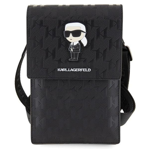 Чантичка Karl Lagerfeld KLWBSAKHPKK черна Saffiano Monogram