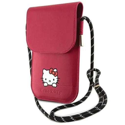 Чантичка за смартфон Hello Kitty Leather Daydreaming розова